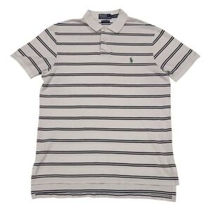 Polo by Ralph Lauren White Striped Men's Shirt Size L